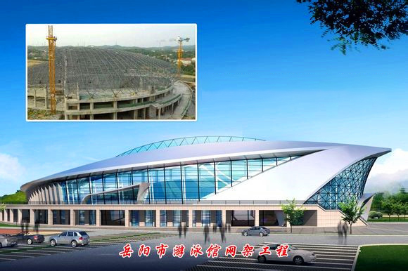 虎林游泳池网架